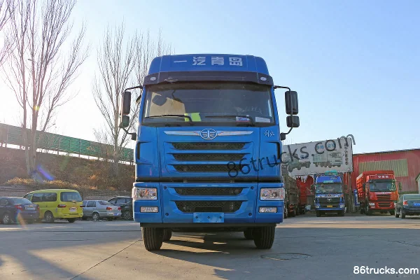 FAW Jiefang Qingdao Tu V heavy truck 350 hp 8X4(12 wheels) 9.5m stake truck (Xichai) Exterior (2) | 86Trucks