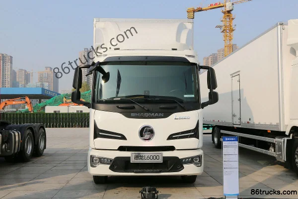 SHACMAN Delong L6000 4X2(6 wheels) Box Cargo Truck Exterior (2) | 86Trucks