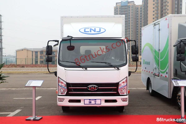 NanJun Ruiji J30EG 4.15m Single Row Extended-Range Electric Van Light Truck 77kWh 4X2(6 wheels) Exterior (2) | 86Trucks