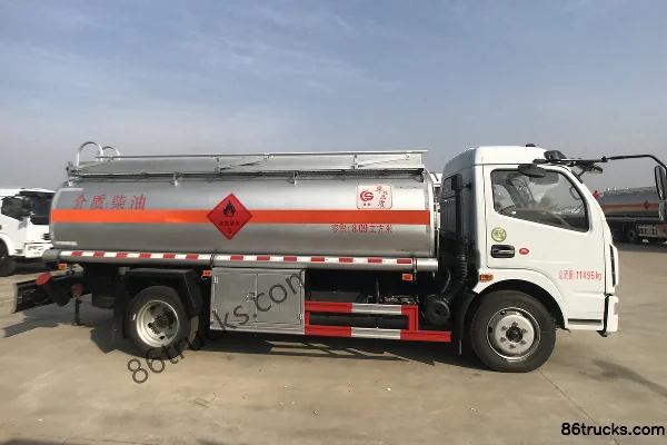 Dongfeng Duolika D7 150 hp 4X2(6 wheels) Fuel Tanker Truck (Chusheng Brand) Exterior (3) | 86Trucks