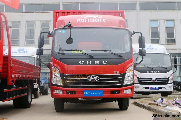 Hyundai Commercial Vehicle Zhidao 500M 156 ch 4X2(6 roues) camion léger fourgon cabine approfondie 3,835 m Extérieur (2) | 86Trucks