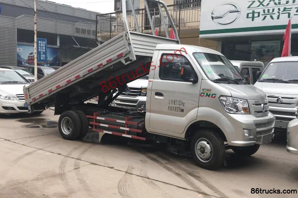 Sinotruk Wangpai W1 series 2.2L 112 hp gasoline/CNG 4X2(6 wheels) 3.5m dump truck Exterior