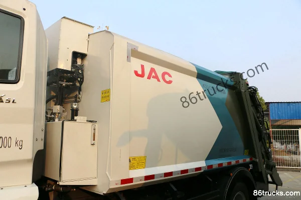 JAC Gallop K5L 160 ch 4X2(6 roues) camion benne à ordures compacteur Carrosserie (1) | 86Trucks