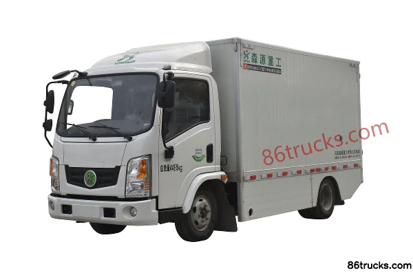 Senyuan SE4 4.5T 4.04m single-row pure electric box light truck 4X2(6 wheels) Exterior (3) | 86Trucks
