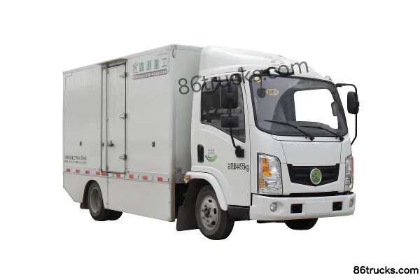 Senyuan SE4 4.5T 4.04m single-row pure electric box light truck 4X2(6 wheels) Exterior