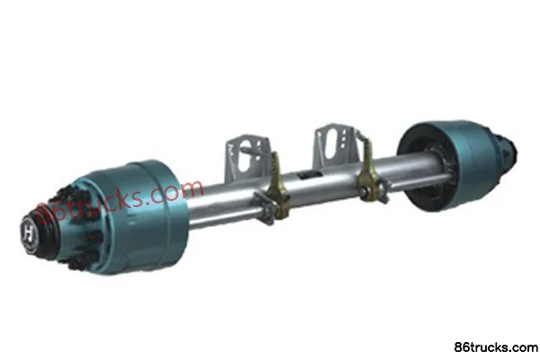 Huajin HJB-11YN-000 11T Low Bed American Axle Exterior