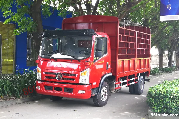 FAW Linghe Dongfang Star 160hp 4X2(6 wheels) 4.18m Single Row Stake Truck Exterior (3) | 86Trucks