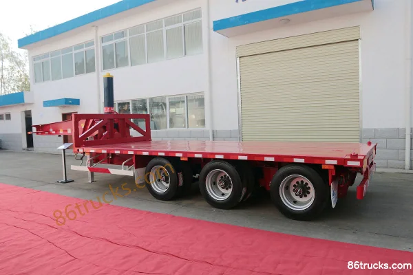 CIMC Huajun 9.5m Three-axle Large Gooseneck Dump Semi-trailer Exterior (3) | 86Trucks