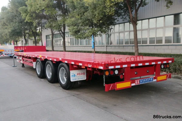 CIMC Huajun 13.75m Three-axle N400 Low-bed Semi-trailer Exterior (2) | 86Trucks