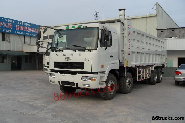 Hualing Heavy Truck 345 hp 8X4(12 wheels) 8.6m Dump Truck Exterior (3) | 86Trucks