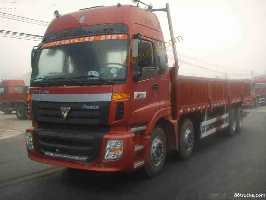 Foton AumanCTX 6 Series Heavy Truck 315 hp 8X4(12 wheels) 9.5m Flatbed Cargo Truck Exterior
