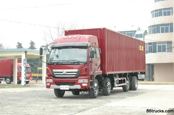 XCMG Ruilong Heavy Truck 260 hp 8X2(10 wheels) Cargo Box Truck Exterior