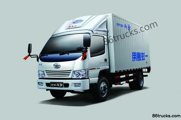 FAW-GM Jinling 130hp 4X2(6 wheels) 6.6m single-row van cargo truck Exterior (2) | 86Trucks
