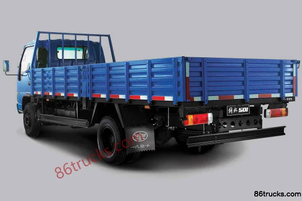 FAW-GM 501-K 120hp 4X2(6 wheels) 5.2m single-row cab flatbed cargo truck Exterior (3) | 86Trucks