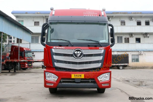Foton AumanEST 6 Series Heavy Truck Standard Load Edition 280 hp 6X2(8 wheels) 9.6m Flatbed Cargo Truck (440 Rear Axle) Exterior (2) | 86Tru