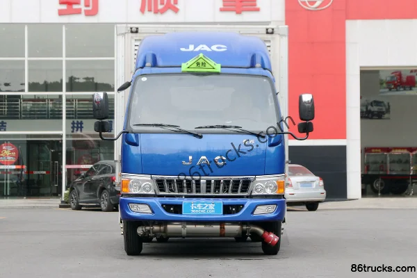 JAC Junling E6 130 hp 4X2(6 wheels) 4.07m Flammable Gas Van Transport Truck (Shunzhao Brand) Exterior (2) | 86Trucks