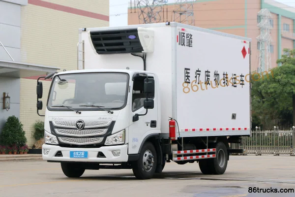 Foton Aumark S3 Series 143ch 4X2(6 roues) 4m single-row medical waste transport truck (Shunzhao brand) Extérieur (3) | 86Trucks