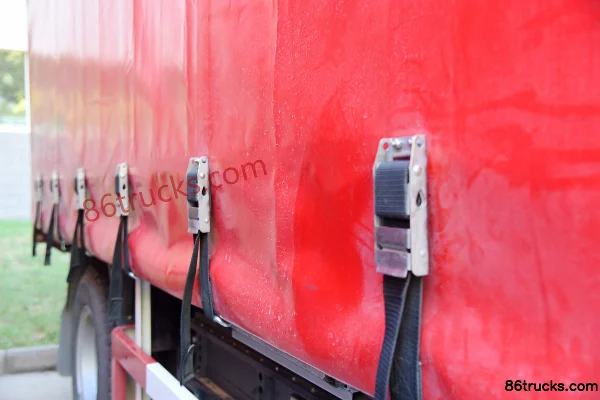 Senyuan SE7 7.49T 4.08m single-row pure electric curtain box light truck 96.77kWh 4X2(6 wheels) Body (1) | 86Trucks