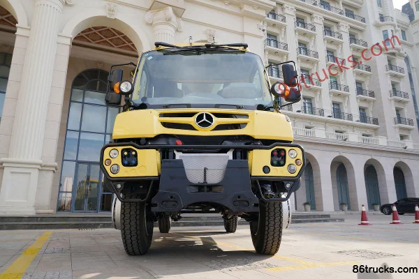 Mercedes-Benz Unimog U423 231hp 4X4(6 wheels) Road-Rail Dual Purpose Truck Exterior (2) | 86Trucks