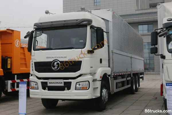 SHACMAN Cummins Delong H3000 Composite Edition 385hp 6X2(8 wheels) 9.6m Van Cargo Truck Exterior (2) | 86Trucks