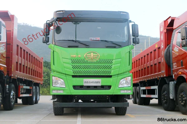 FAW Jiefang Qingdao JH6 Heavy Truck 460 hp 6X4(10 wheels) 5.8m LNG Dump Truck Exterior (2) | 86Trucks