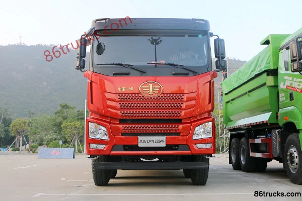 FAW Jiefang Qingdao JH6 heavy truck 550hp 8X4(12 wheels) 8.8m dump truck Exterior (2) | 86Trucks