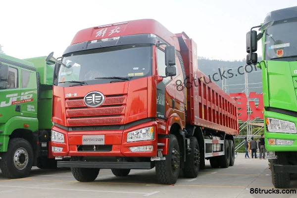 FAW Jiefang New J6P Heavy Truck 500 hp 8X4(12 wheels) 8.8m Dump Truck Exterior (3) | 86Trucks