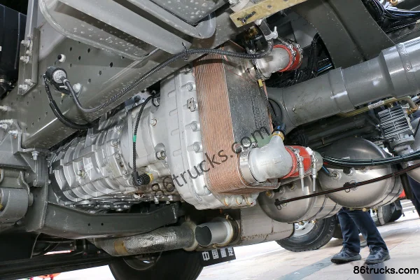 Sinotruk Haohan N7G camion lourd 480 ch 6X4(10 roues) tracteur routier GNL (China VI) Châssis (2) | 86Trucks