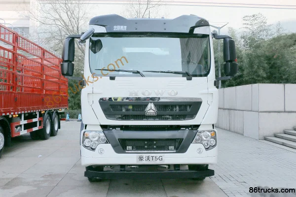 Sinotruk HOWO T5G Regulation Edition 340 hp 8X4(12 wheels) Concrete Mixer Truck (China VI) Exterior (2) | 86Trucks