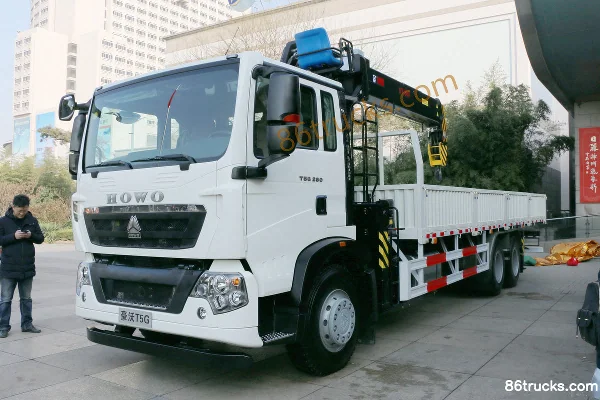 Sinotruk HOWO T5G 280 hp 6X4(10 wheels) truck-mounted crane (Sinotruk brand) Exterior (3) | 86Trucks