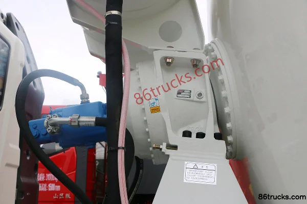 FAW Jiefang J6L Lightweight Version 320 hp 8X4(12 wheels) Concrete Mixer Truck Body (3) | 86Trucks