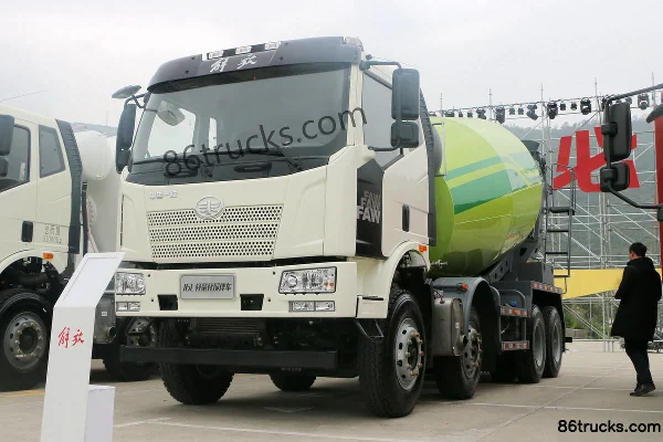 FAW Jiefang J6L version allégée 320 ch 8X4(12 roues) camion malaxeur (marque Lingyu) Extérieur (3) | 86Trucks