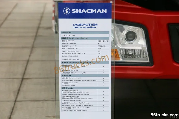 SHACMAN Delong L3000 220hp 4X2(6 wheels) 6.8m Van Cargo Truck Cab (1) | 86Trucks