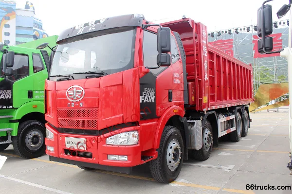 FAW Jiefang J6M Heavy Truck 320 hp 8X4(12 wheels) 6.8m Dump Truck (Dachai) Exterior (3) | 86Trucks