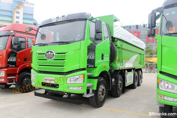 FAW Jiefang New J6P Heavy Truck 420hp 8X4(12 wheels) 6.2m Dump Truck Exterior (3) | 86Trucks