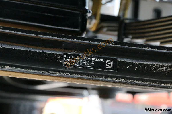 Sinotruk HOWO Hanjiang version composite 160 ch 4X2(6 roues) fourgon à cabine simple (China VI) Châssis (2) | 86Trucks