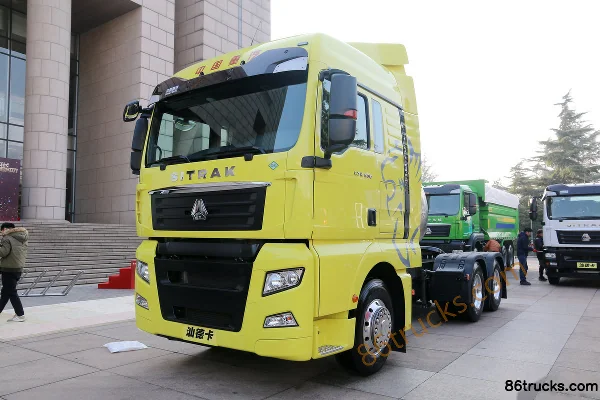 Sinotruk Sitrak C7H heavy truck 460 hp 6X4(10 wheels) LNG automatic hazardous materials tractor truck (China VI) Exterior (3) | 86Trucks