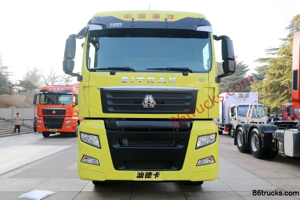 Sinotruk Sitrak C7H heavy truck 460 hp 6X4(10 wheels) LNG automatic hazardous materials tractor truck (China VI) Exterior (2) | 86Trucks