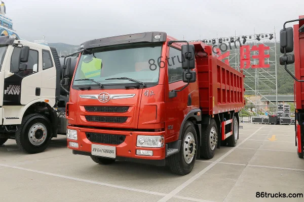 FAW Jiefang Qingdao Long V Édition pont étroit 220 ch 6X2(8 roues) 5,2 m camion benne Extérieur (3) | 86Trucks