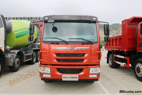 FAW Jiefang Qingdao Long V Édition pont étroit 220 ch 6X2(8 roues) 5,2 m camion benne Extérieur (2) | 86Trucks