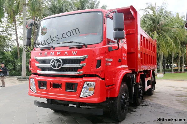 SAIC Hongyan Jiebao C6 Composite Edition 245hp 6X2(8 wheels) 6X2R 4.5m dump truck Exterior (3) | 86Trucks