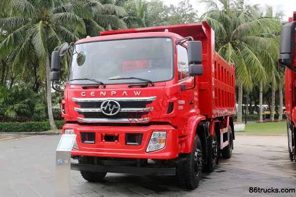 SAIC Hongyan Jiebao C6 Composite Edition 245hp 6X2(8 wheels) 6X2R 4.5m dump truck Exterior (2) | 86Trucks