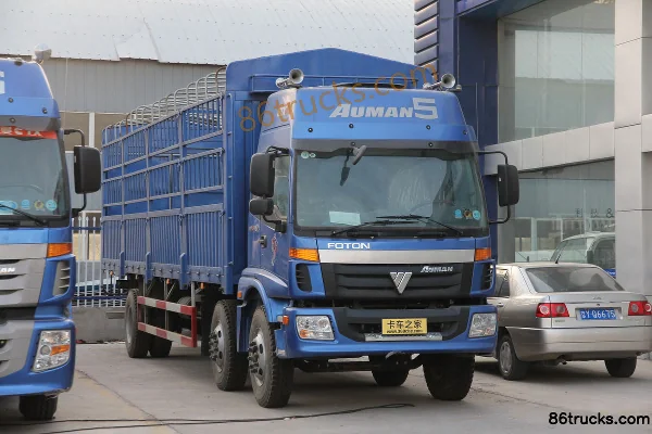 Foton AumanCTX 5 série 185ch 6X2(8 roues) 8.6m camion porteur à ridelles (cabine plate) Extérieur (3) | 86Trucks