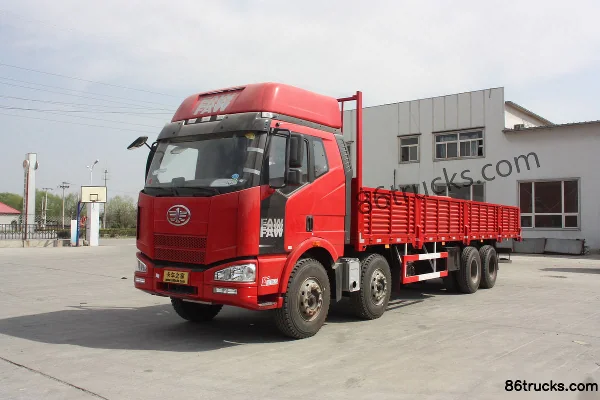 FAW Jiefang J6M Heavy Truck Standard Load 280hp 8X4(12 wheels) 9.5m Van Truck Exterior (2) | 86Trucks