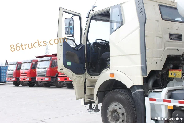 FAW Jiefang J6P 350hp 6X4(10 wheels) Concrete Mixer Truck (Flat Roof Cab) (2) | 86Trucks