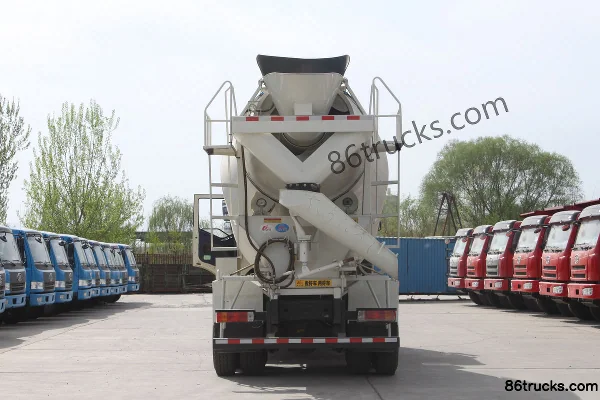 FAW Jiefang J6P 350hp 6X4(10 wheels) Concrete Mixer Truck (Flat Roof Cab) Body (2) | 86Trucks