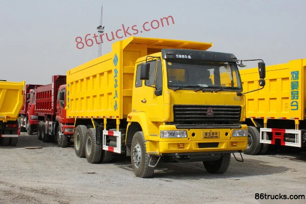 Sinotruk Golden Prince Heavy Truck 300 hp 6X4(10 wheels) 6m Dump Truck Exterior (2) | 86Trucks