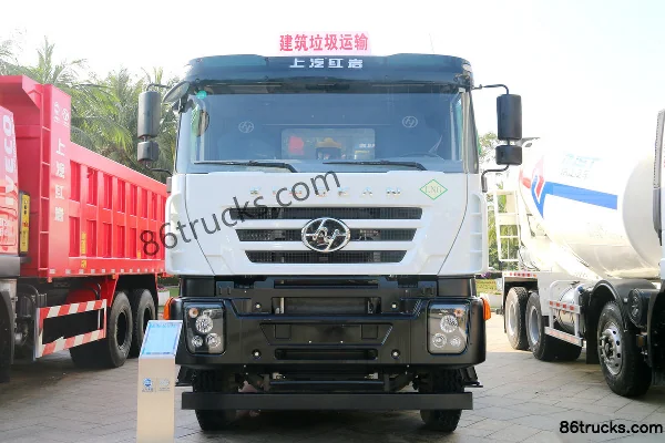 SAIC Hongyan King Kong M500 390 ch 6X4(10 roues) 5.6 m Camion benne LNG Extérieur (2) | 86Trucks