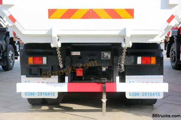SAIC Hongyan King Kong M500 390 ch 6X4(10 roues) 5.6 m Camion benne LNG Carrosserie (3) | 86Trucks