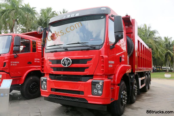 SAIC Hongyan Jieka C500 Standard Load Edition 290 hp 8X4(12 wheels) 6.5m Dump Truck Exterior (2) | 86Trucks